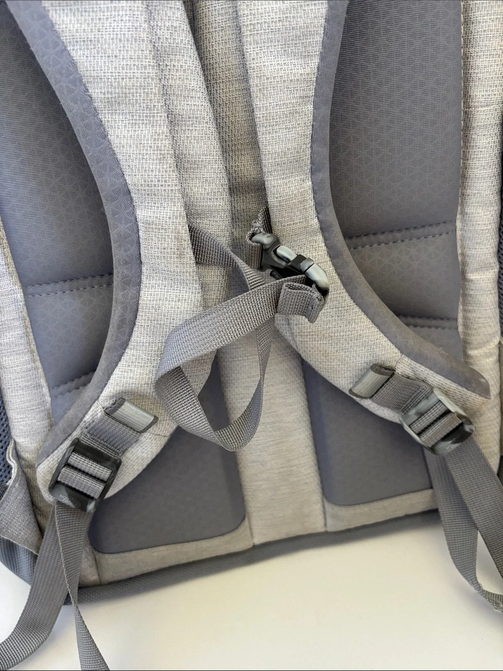 North Face Gray Jester Backpack Laptop Sleeve College School Travel Hiking